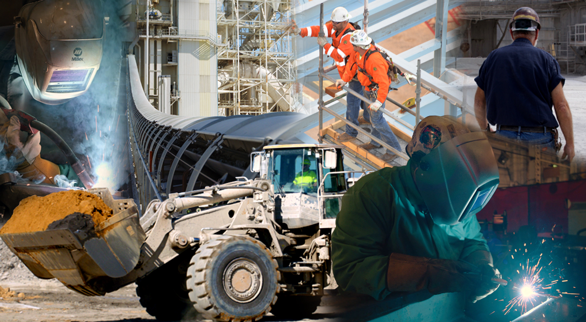 Boilermakers members on the job